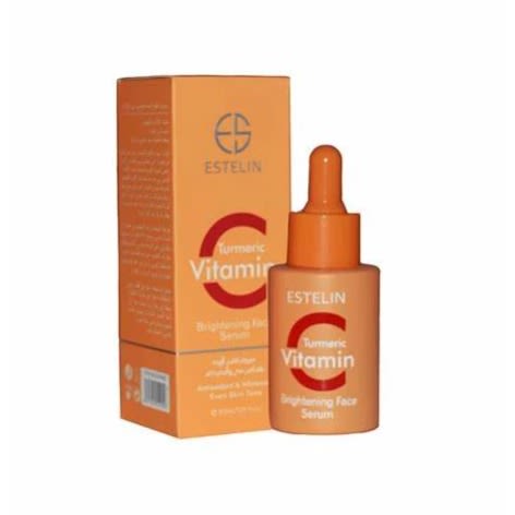 Estelin vitamin C + Turmeric Brightening Face Serum - 30ml