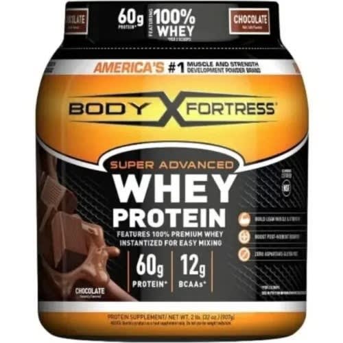 Body Fortress Super Advanced Whey Protein 60g And Bccas 12g - 907g