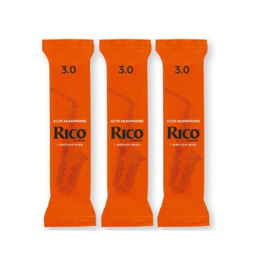 Rico Alto Saxophone Reeds Strength 3.0 - 3pieces