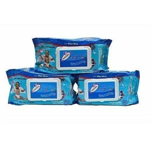 Angel Baby Wipes - 125counts X 3packs