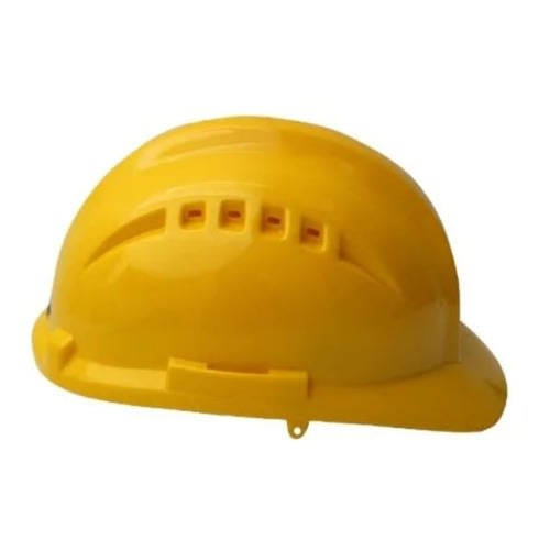 Helmet With Vent - Yellow