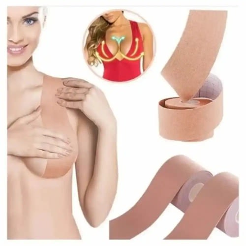 Instant Lift Push Up Adhesive Boob Tape - Brown