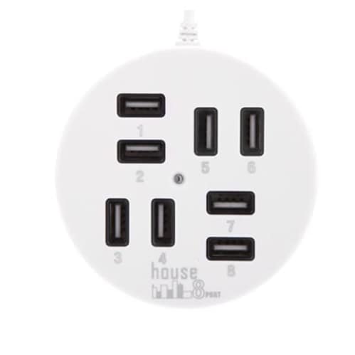 8 Port USB Hub Adjustable Adapter