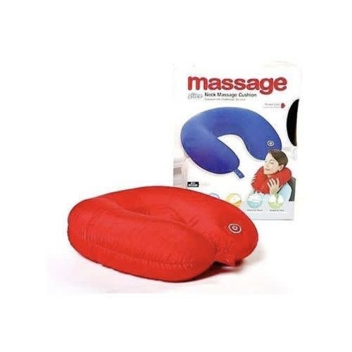 Cushion Vibrating  Neck Massager -  Battery Operated -  Red