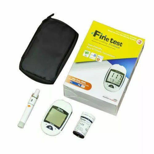 Fine Test Automatic Blood Glucose Monitor With 25 Test Strips