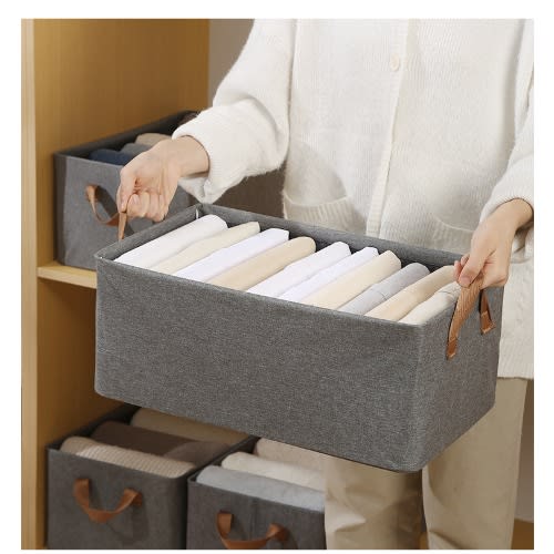 Foldable Cloth Storage Organizer For Wardrobe And Closet