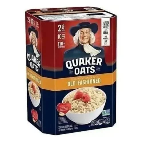 Quaker Oats Old Fashioned 100% Whole Grain - 2 In 1 Pack