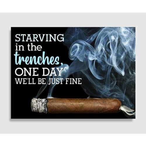 Starving In The Trenches Canvas
