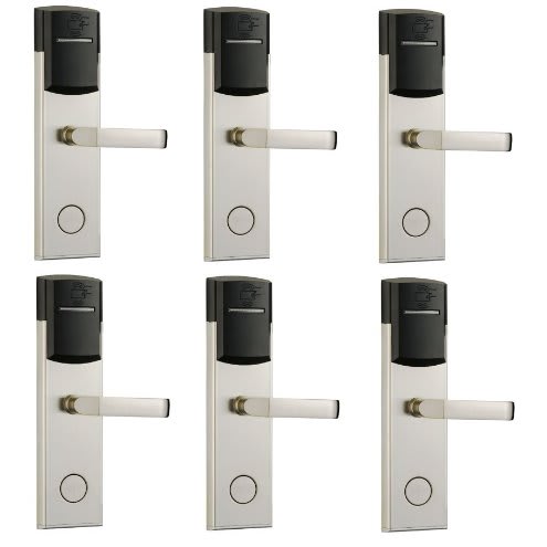 Door Lock With RFID Card Access Control - 304 Stainless - 6 Sets
