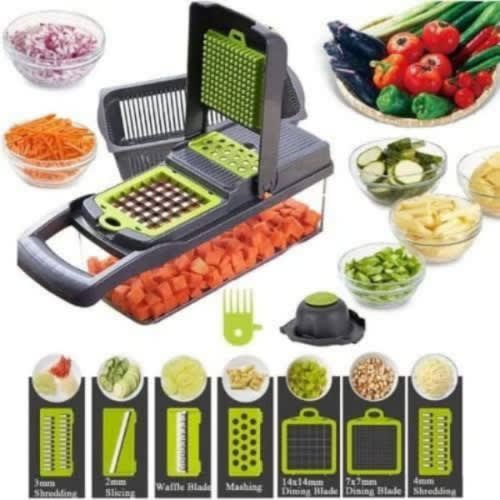 Kitchen Multi Functional Vegetable Cutter Slicer  Grater With Handle