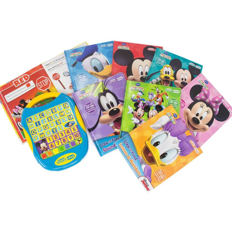 Pi Kids Disney Mickey Mouse Clubhouse My First Smart Pad Electronic Activity Pad and 8-Book Library Boxed Set