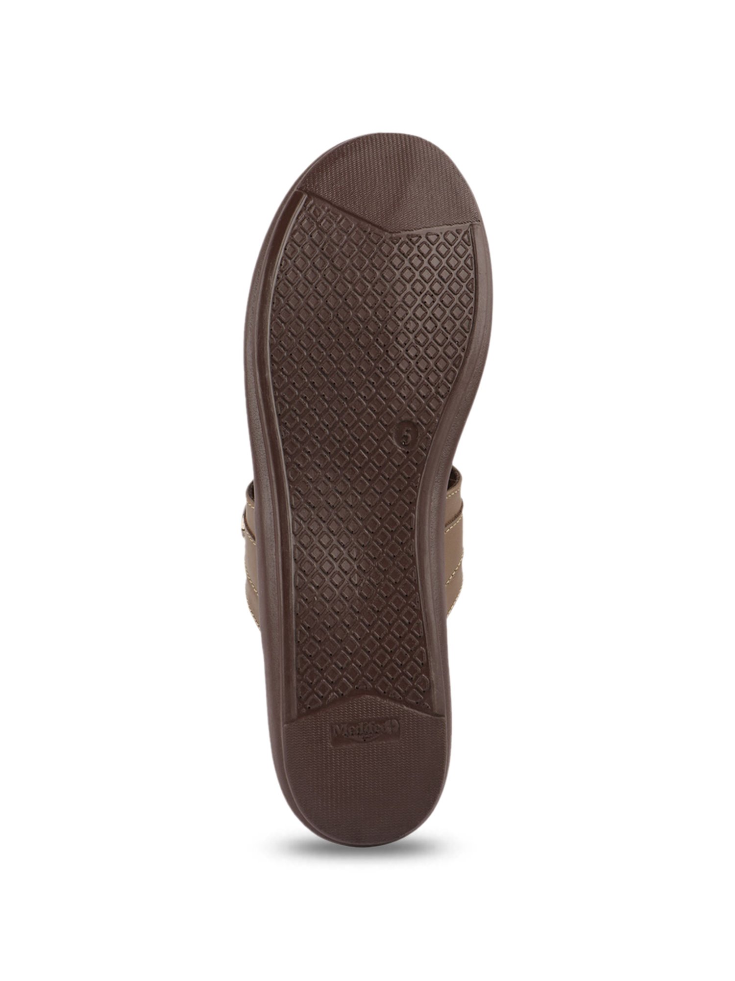 MediFeet Women's Brown Thong Sandals