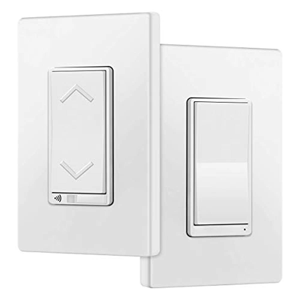 TOPGREENER TGWF500D3W Smart Wi-Fi 3-Way Dimmer Switch Kit & TOPGREENER Smart Outlet with Energy Monitoring, Smart Plug