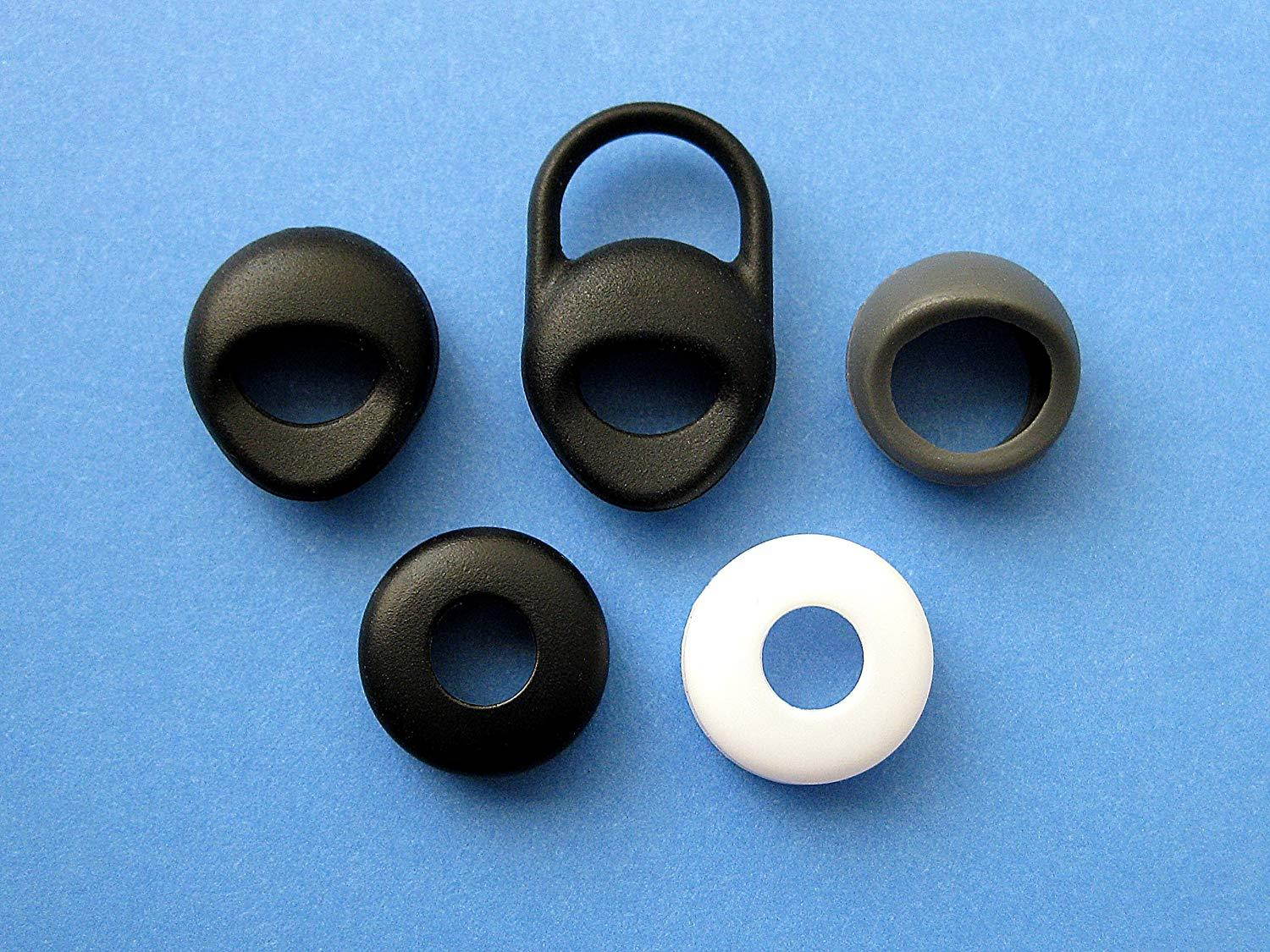 5 Assorted Earbuds Eartips for Jabra BT2090, BT2080, BT2070, BT2050, BT2040, BT2010, EasyCall and EasyGo Bluetooth Wireless Headset Devices