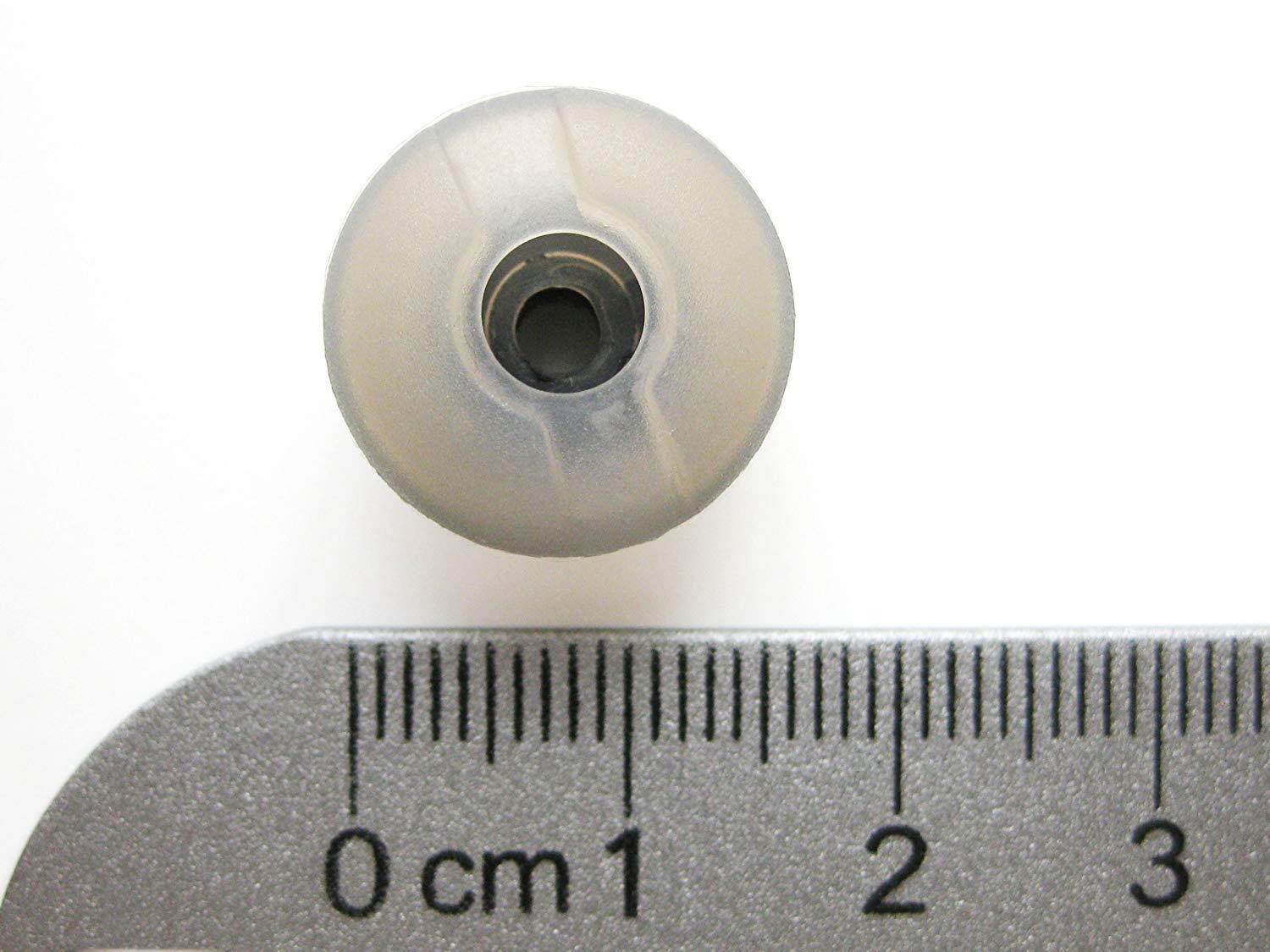 4 Large Gray Earbuds-Eartips Set for Plantronics Voyager Legend and Legend UC Bluetooth Headset Wireless Devices