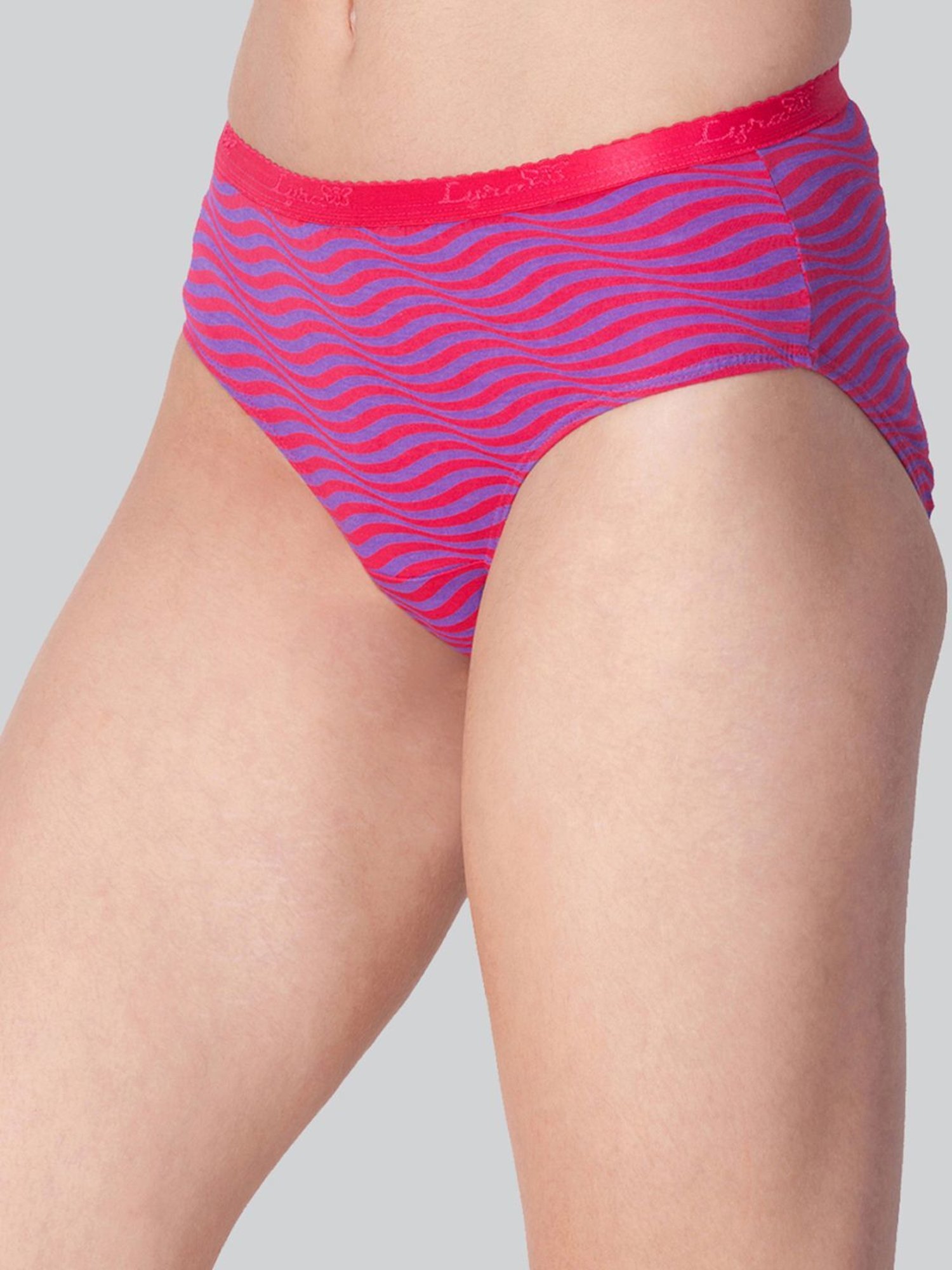 Lyra Assorted Color Cotton Printed Hipster Panties - Pack Of 8