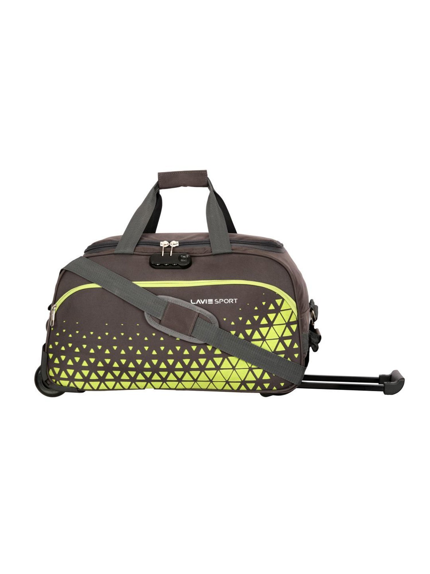 LAVIE SPORT Grey Printed Duffle Bag