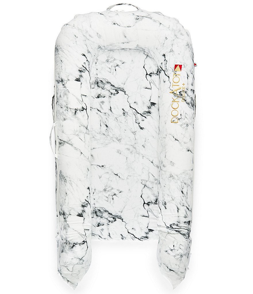 DockATot 0-8 Month Marble Print Deluxe Dock Stage 1