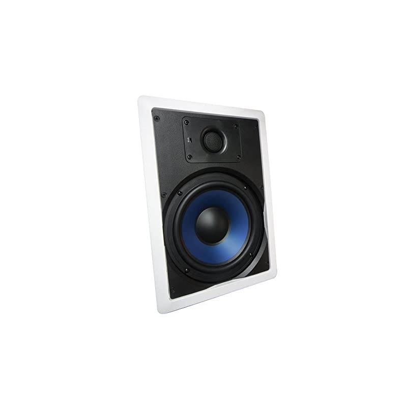 Silver Ticket inWall Speaker with Pivoting Tweeter 8 Inch inWall