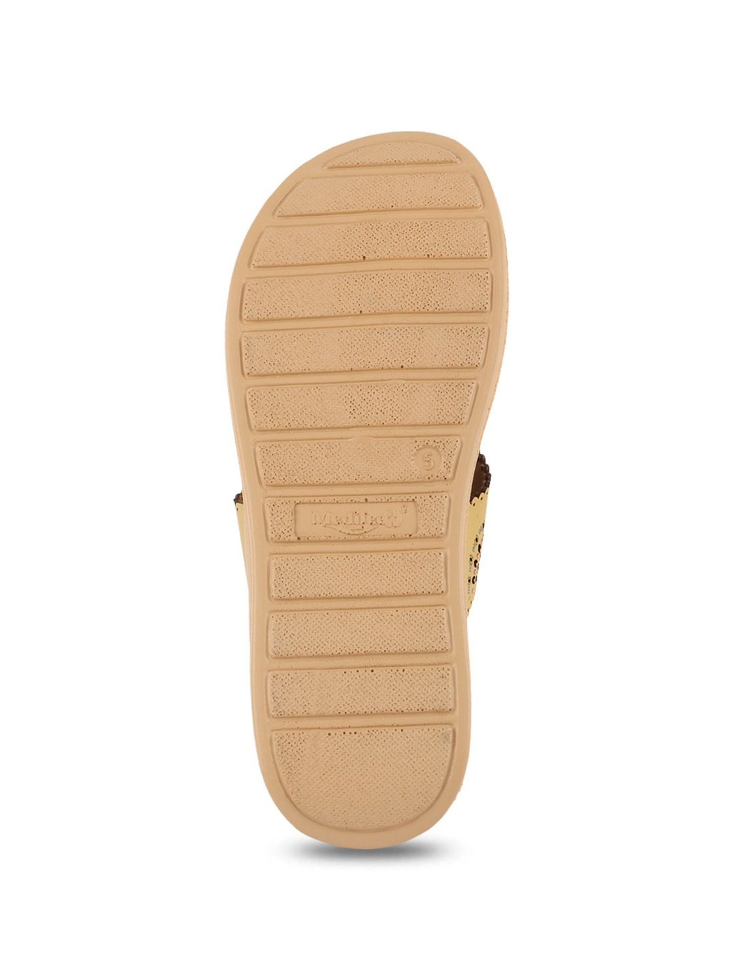 MediFeet Women's Motif Mustard Thong Wedges