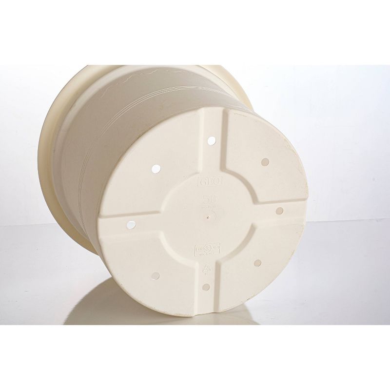 14.75&#34; x 19.5&#34; Indoor/Outdoor Resin Geo Planter White - Alfresco Home LLC