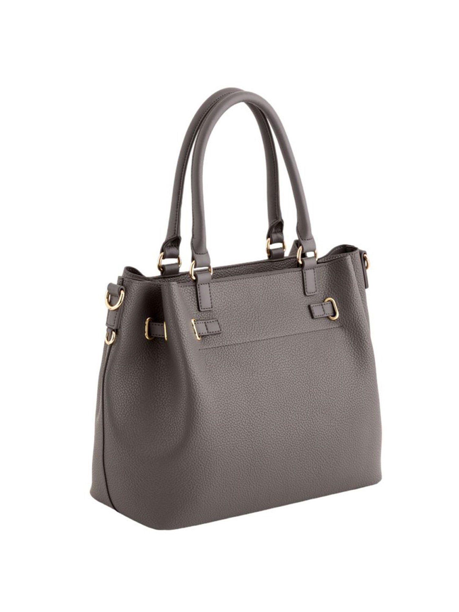 Carpisa ermione V1 Grey Faux Leather Solid Handbag