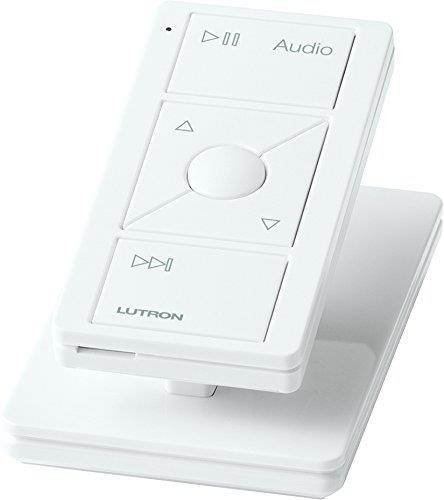 Lutron Caseta Wireless Pico Remote for Audio, Works with Sonos, PJ2-3BRL-GWH-A02, White