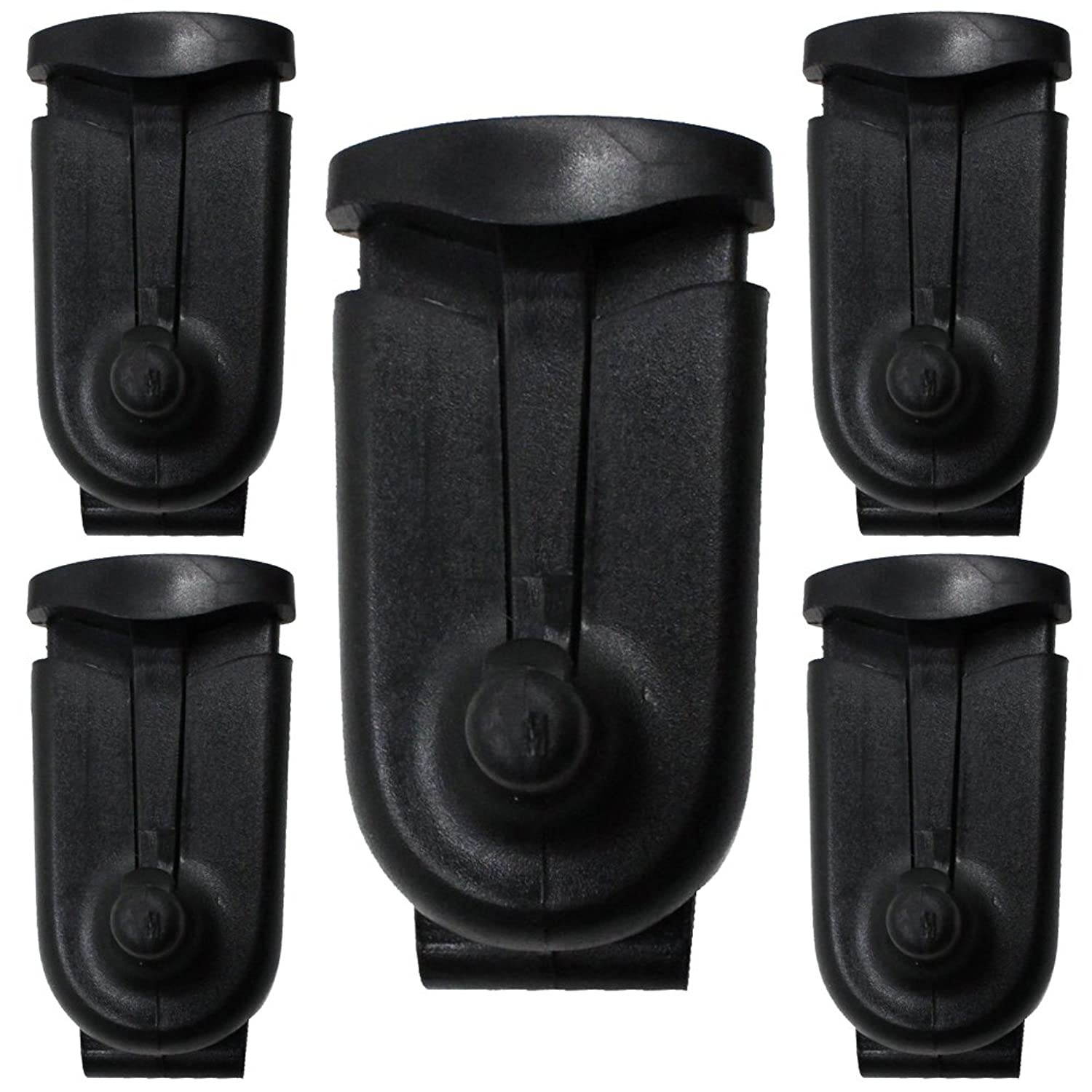 AOER Replacement Swivel Belt Clip for Walkie Talkie Two Way Radio Motoro Talkabout T6200 T5728 T5428 T6200 T5728 T9000 T289 SX750 (Pack of 5)