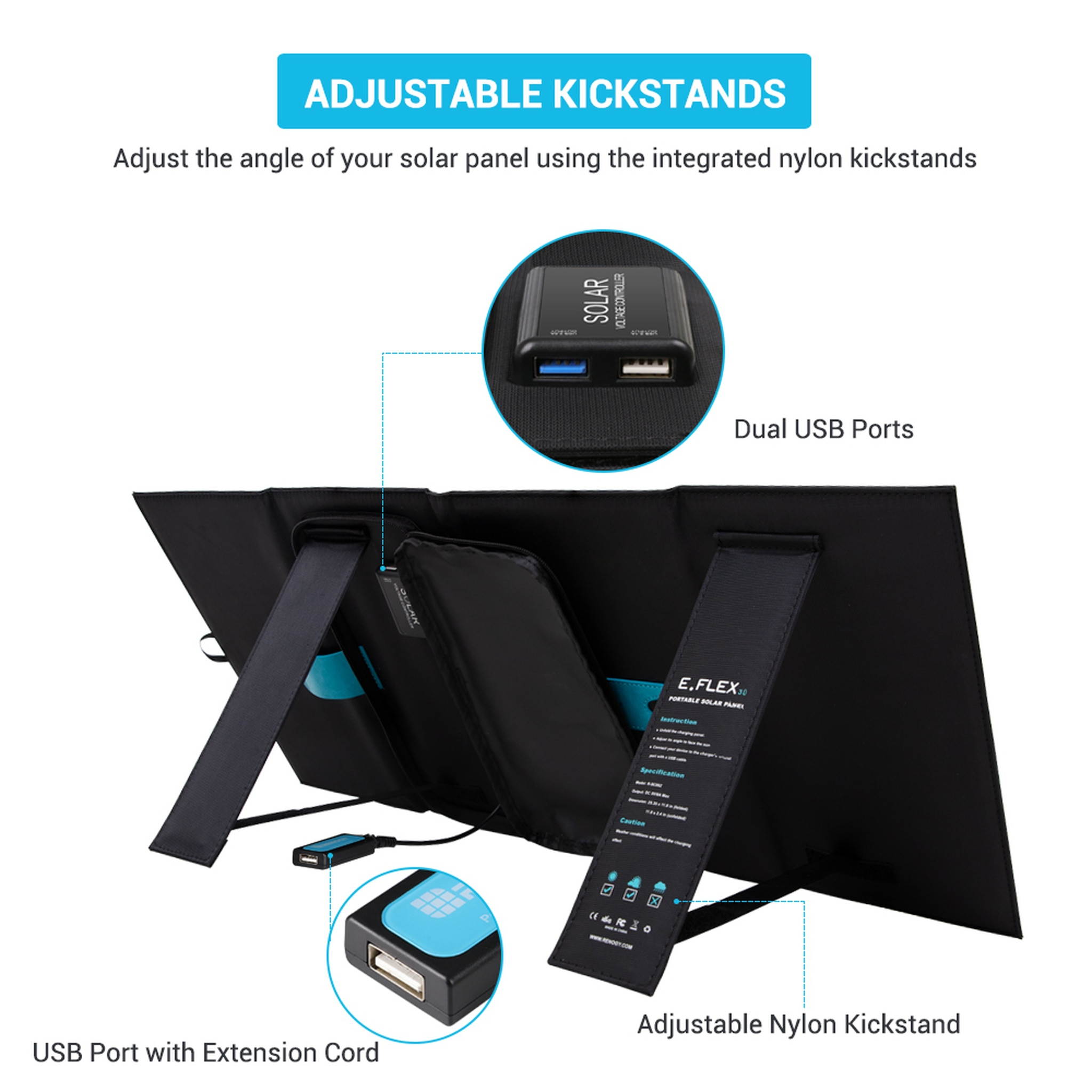 RENOGY E.FLEX 30 PORTABLE SOLAR PANEL