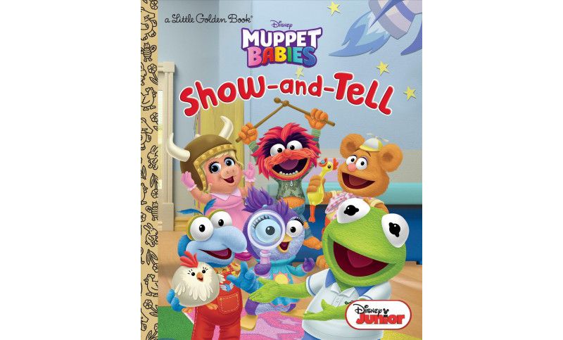 Show-And-Tell (Disney Muppet Babies) - (Little Golden Book) (Hardcover)