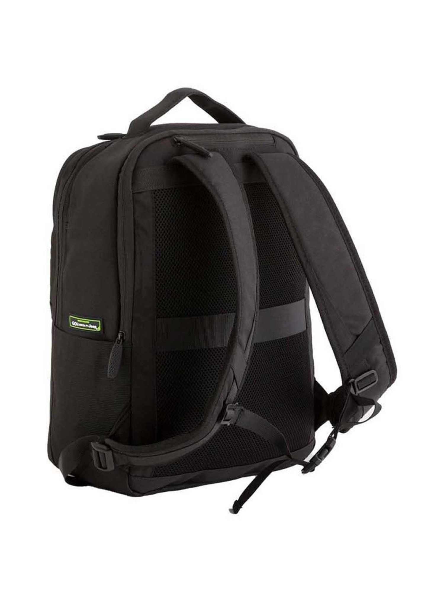 CARPISA Black Large Laptop Backpack