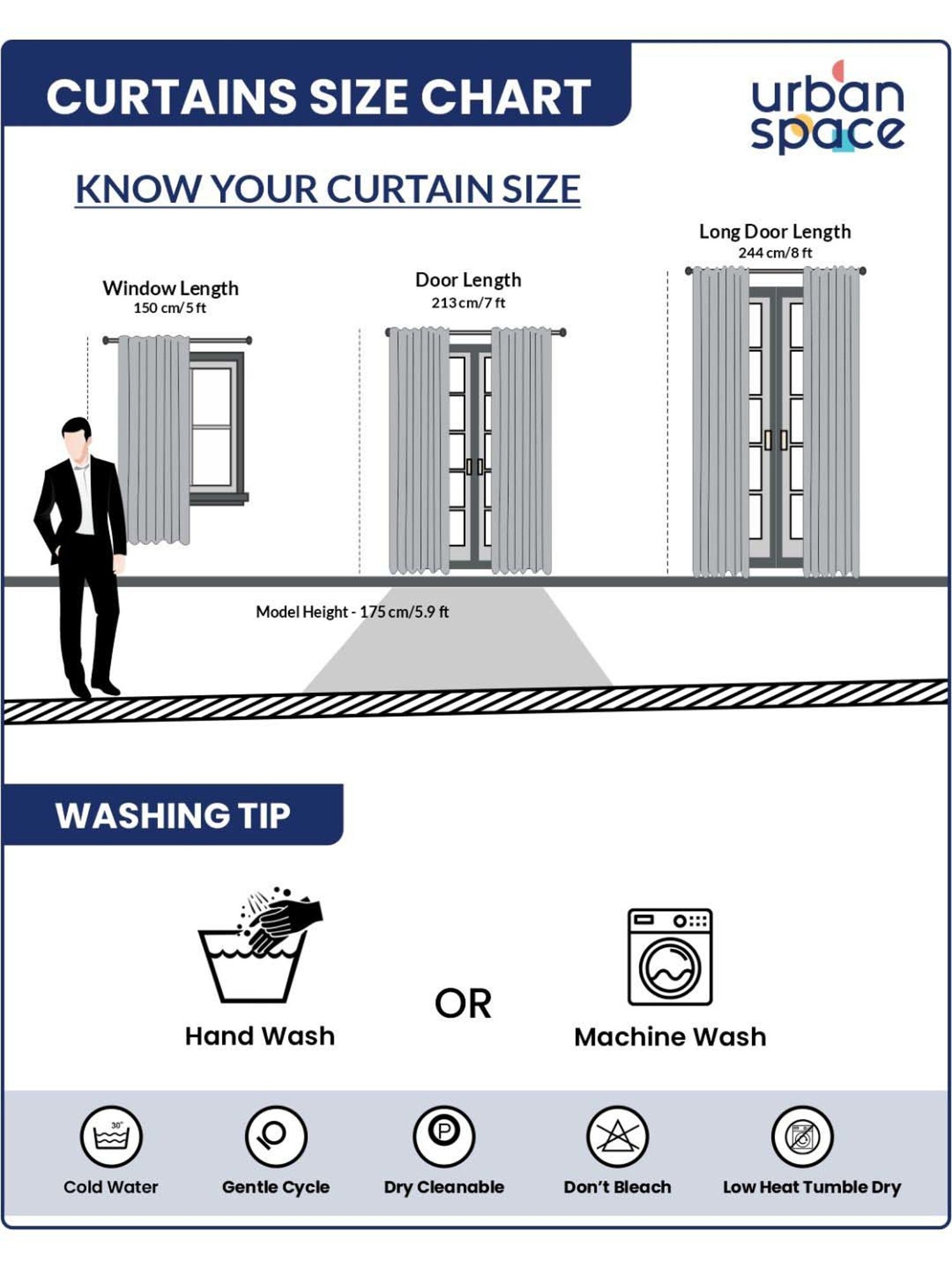 Urban Space Orchid Blooms Yellow Cotton Floral Printed Window Curtain - Set of 2