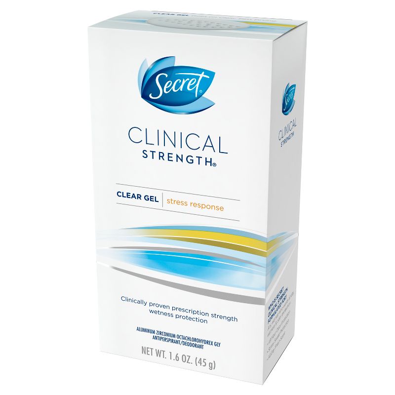 Secret Clinical Strength Antiperspirant &#38; Deodorant Clear Gel Stress Response - 1.6oz