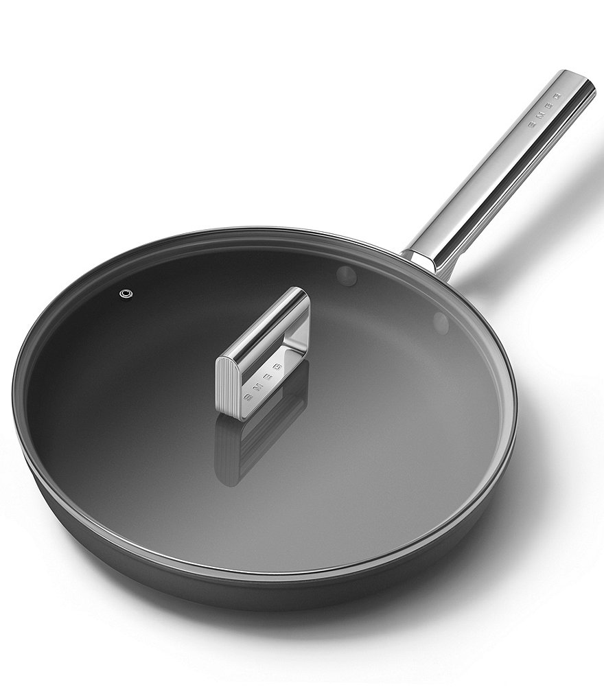Smeg 50s Retro style Nonstick 12#double; Frying Pan