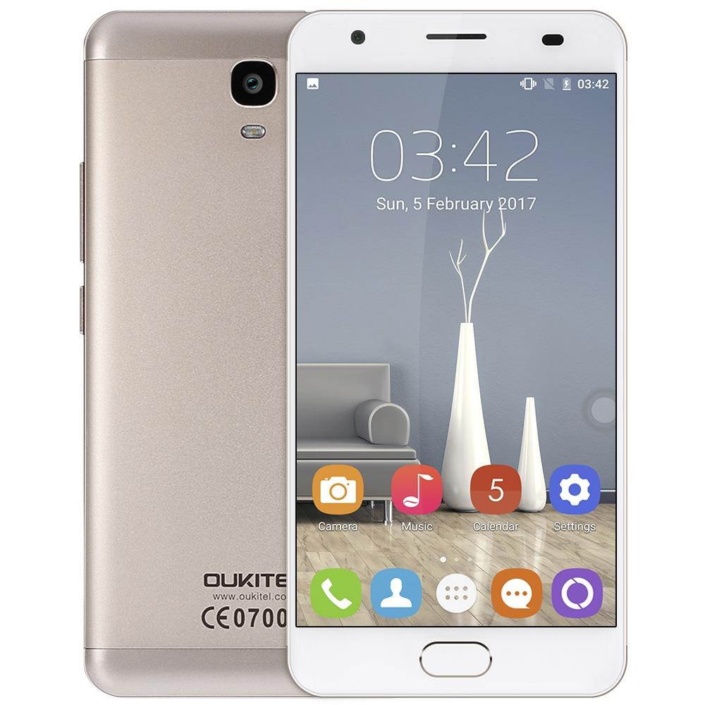 OUKITEL K6000 Plus 4G Phablet 5.5 inch Android 7.0 MTK6750T Octa Core 1.5GHz 4GB RAM 64GB ROM 8.0MP + 16.0MP Cameras 6080mAh Battery Front Touch ID