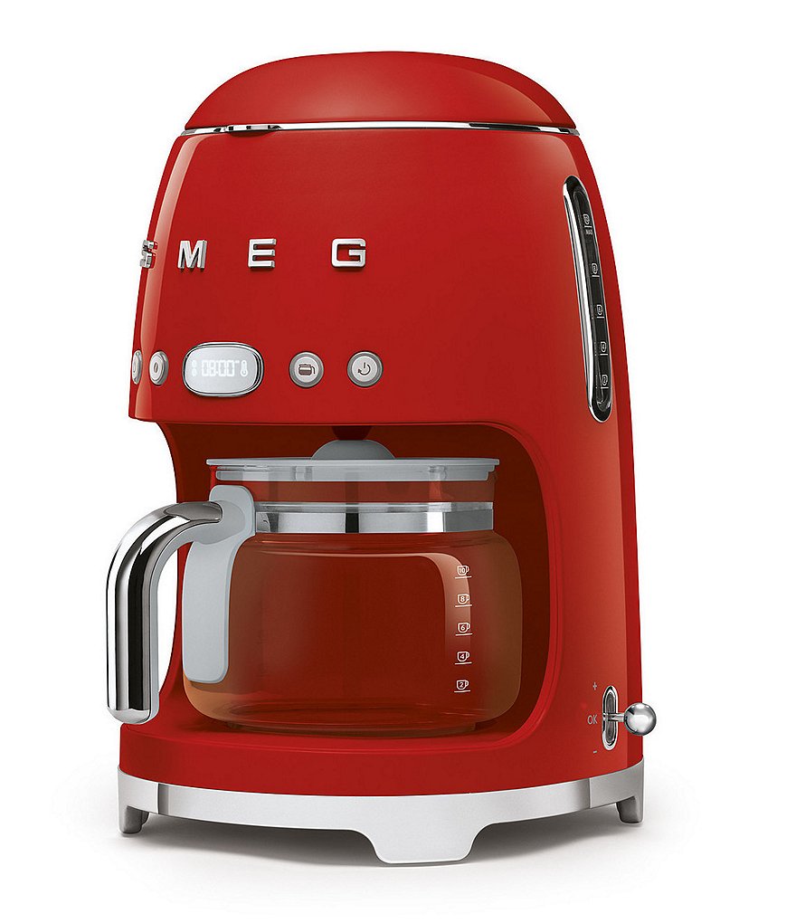 Smeg 50's Retro Drip Filter 10-Cup Coffee Machine
