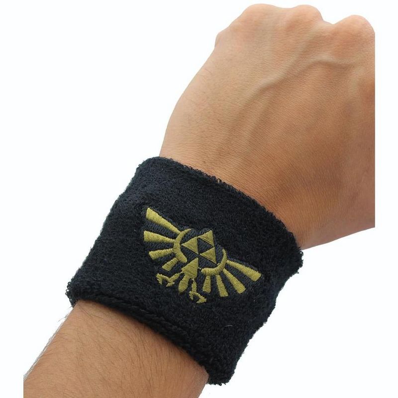 Loot Crate Legend of Zelda Hyrule Logo Terry Cloth Wristband