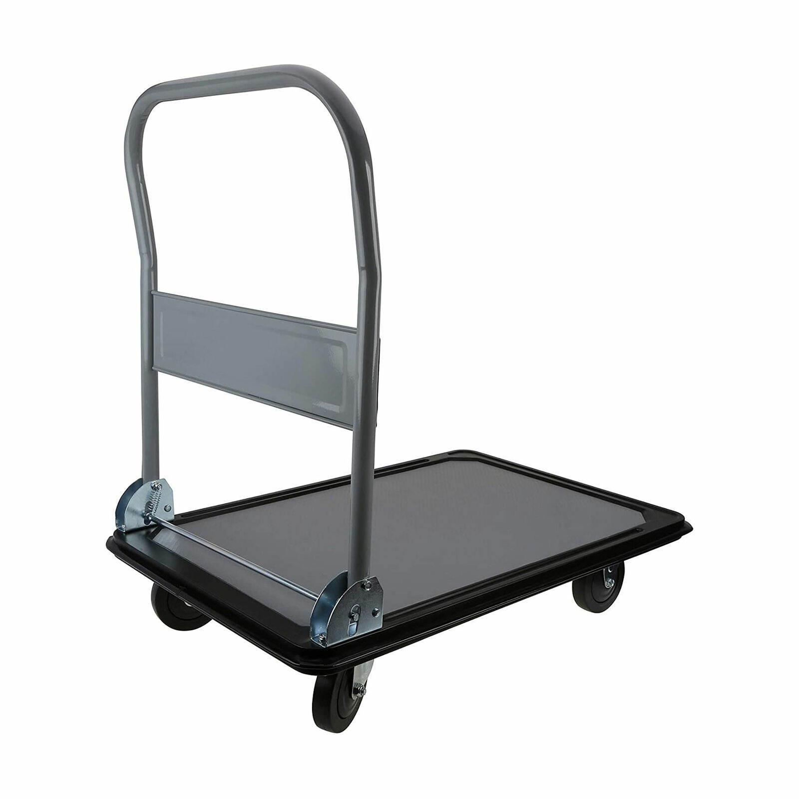 Olympia Tools Heavy Duty 660 Pound Capacity Rolling Platform Hand Cart, Grey