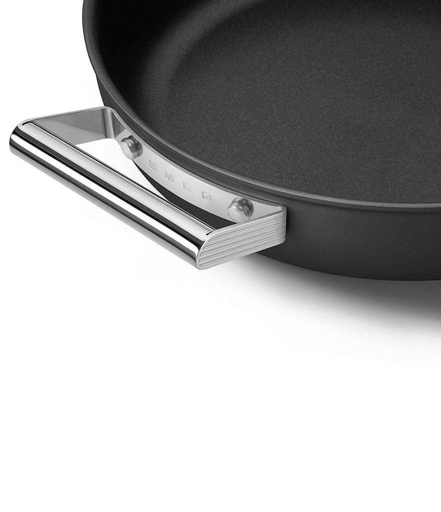 Smeg 50's Retro Style Nonstick 4-Quart Covered Saute and Brasier Pan