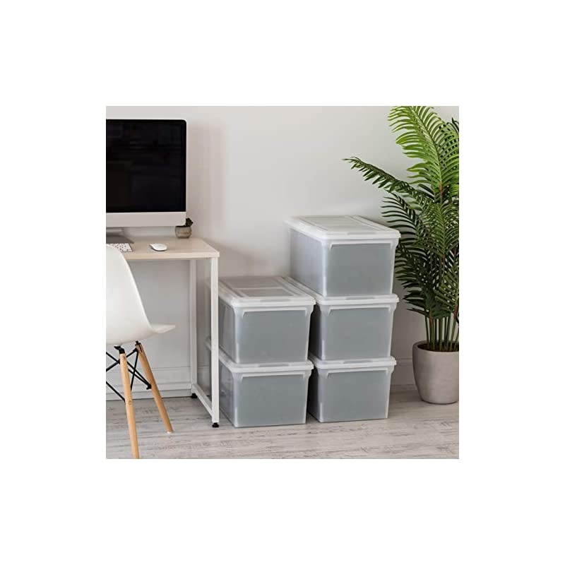 FB-31 Letter & Legal Size File Box, Letter, Pearl, 5 Pack