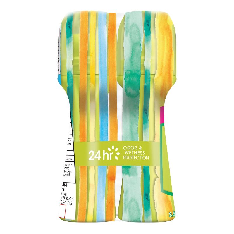 Ban Antiperspirant &#38; Deodorant Unscented Twin Pack - 3.5 fl oz/2pk