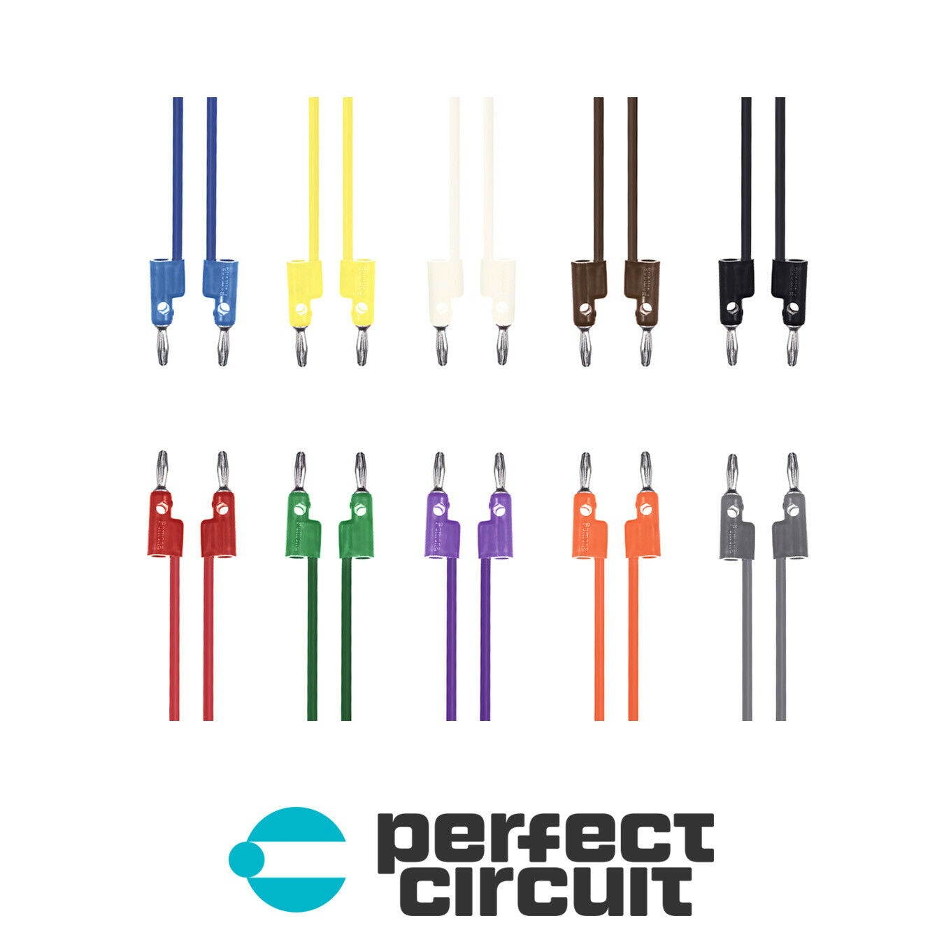 Pomona Electronics 18" Rainbow Banana Cable Bundle NEW - PERFECT CIRCUIT