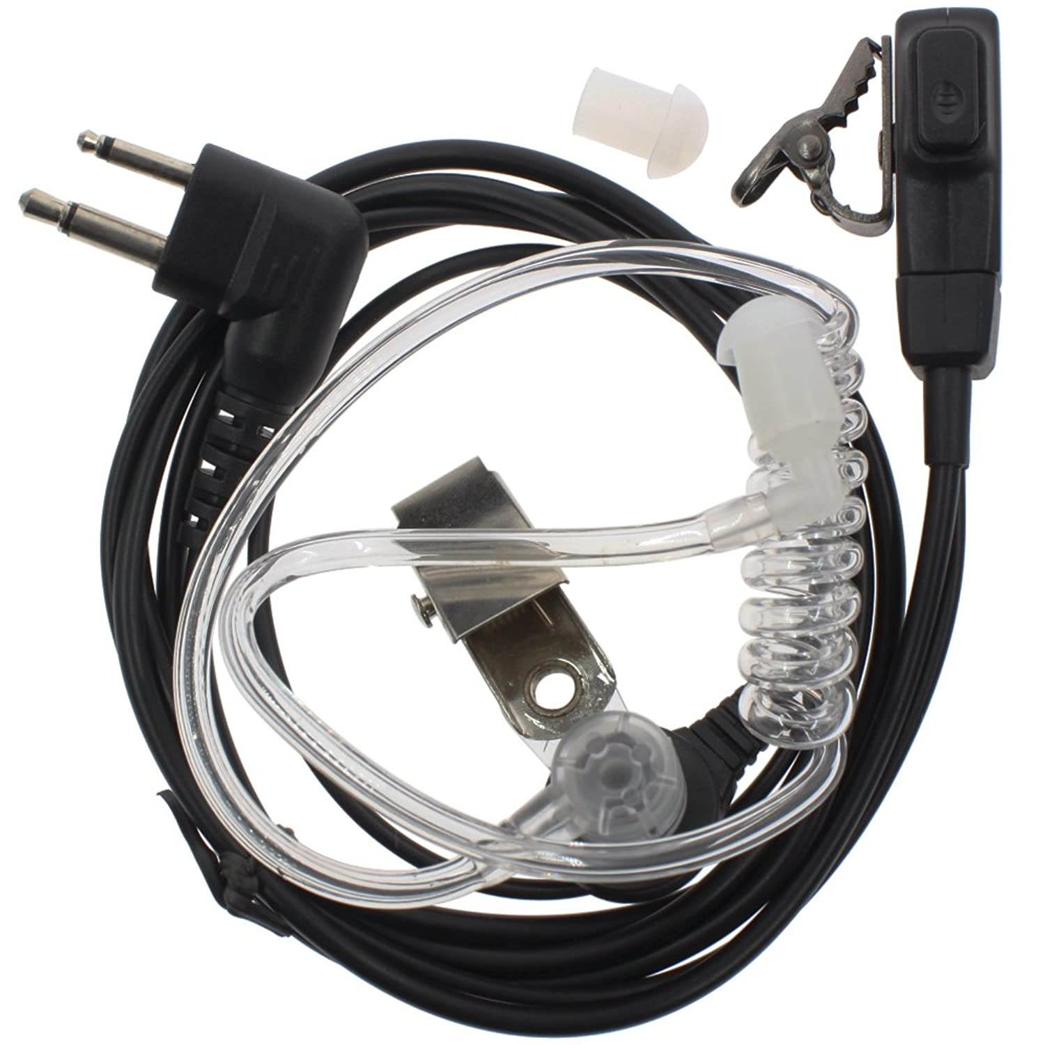 AOER Covert Acoustic Tube Earpiece 2 PIN for Motorola Radio(Pack of 10)