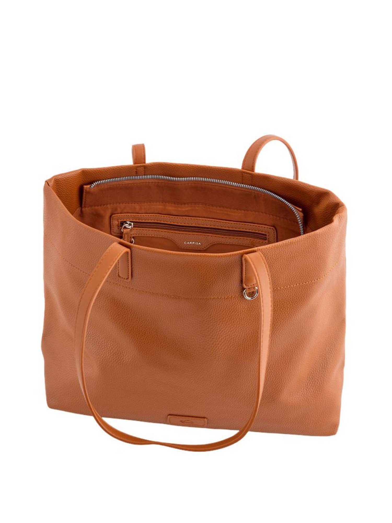 Carpisa Penny Cuoio Faux Leather Solid Tote Handbag