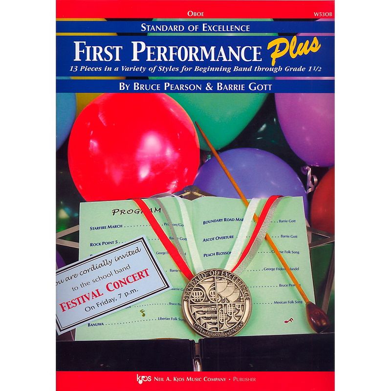 KJOS Standard Of Excellence First Performance Plus-OBOE