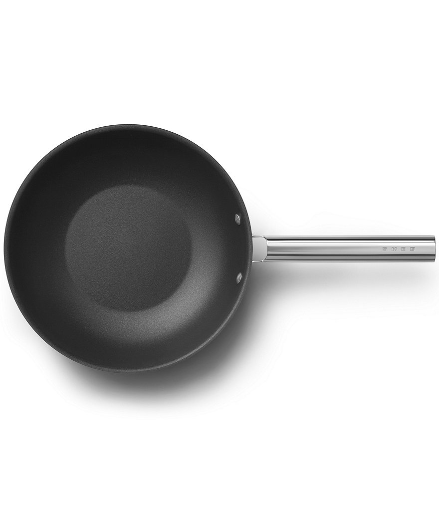 Smeg 50s Retro Style Nonstick 12#double; Wok Pan