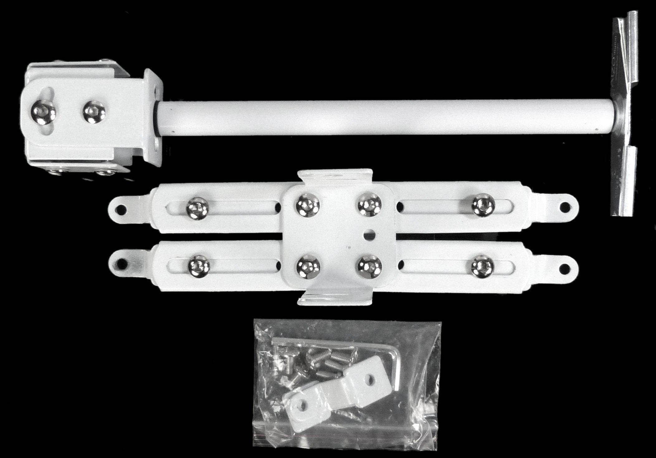 ALZO Digital Short Suspended Drop Ceiling Video Projector Mount, Scissor Clamp