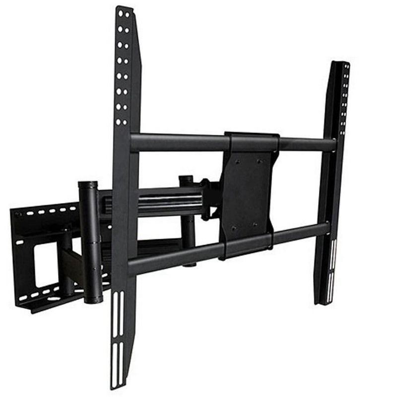 Monoprice Titan Series Full Motion Wall Mount For Extra Large 50" - 72" Inch TVs Displays, Max 300 LBS. 400x400 to 850x750, Black
