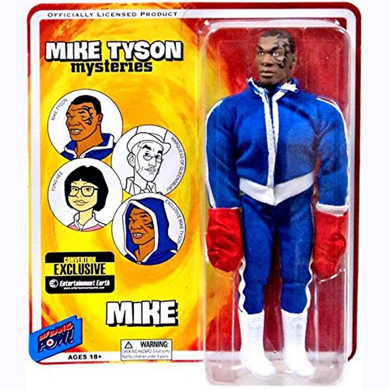 Bif Bang Pow Bif Bang Pow! Mike Tyson Mysteries Mike Tyson with Boxing Gloves Action Figure