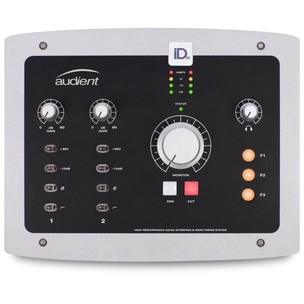 Audient iD22 High Performance AD/DA Recording USB Interface & Monitoring System